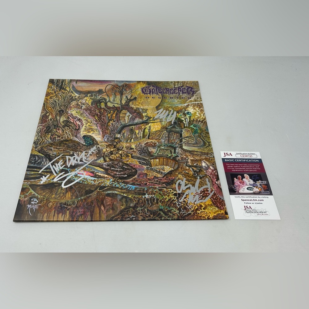 Gatecreeper signed Deserted Album JSA COA